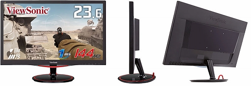 画像ギャラリー No.005のサムネイル画像 / ViewSonic,144Hz駆動で税込1万9980円の23.6型液晶ディスプレイをドスパラ限定で発売