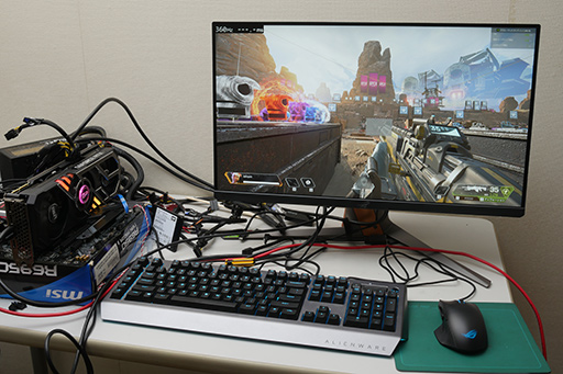 画像ギャラリー No.014のサムネイル画像 / NVIDIAの遅延低減技術「Reflex」の効果を,360Hz表示対応「G-SYNC Esports Display」で検証してみた