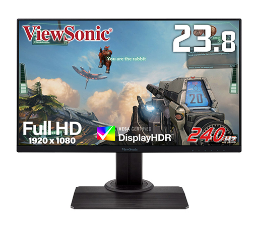 画像ギャラリー No.009のサムネイル画像 / ViewSonic，240Hz表示＆FreeSync対応のゲーマー向け23.8型フルHDディスプレイを発売