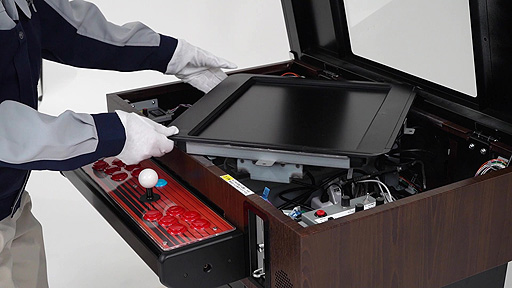画像ギャラリー No.007のサムネイル画像 / 徳力精工のレトロなテーブル筐体「TAKUYAタクヤ」,BEEP通販サイトで50台限定の受注を4月11日に開始。BEEP秋葉原店で実機展示も