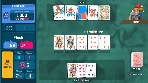 画像ギャラリー No.008のサムネイル画像 / ポーカーローグライト「Balatro」をニンテンドーDSに自家移植。動画とソースコードが公開される