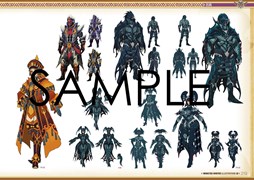 画像ギャラリー No.004のサムネイル画像 / 「MH4＆4G」の世界観を描いたイラスト集が本日発売。メイキングも収録