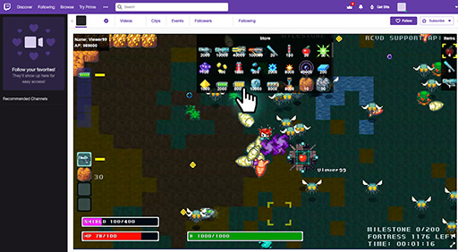 画像ギャラリー No.011のサムネイル画像 / Genvidが手がける次世代ゲーム実況システムは,実況中のゲーム内に視聴者が干渉できる?