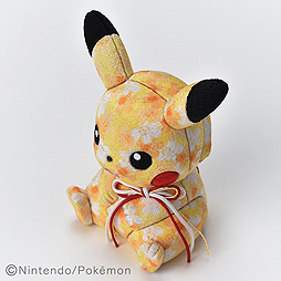 画像ギャラリー No.003のサムネイル画像 / 熟練の職人達が「ピカチュウ」を伝統工芸品・江戸木目込み人形で表現。お正月飾り用の付属品がついて税込1万3200円で数量限定販売中