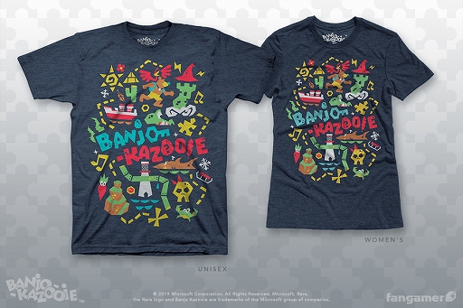 画像ギャラリー No.004のサムネイル画像 / Fangamer Japan,「バンジョーとカズーイの大冒険」のTシャツなどグッズ9点をオンラインショップで発売