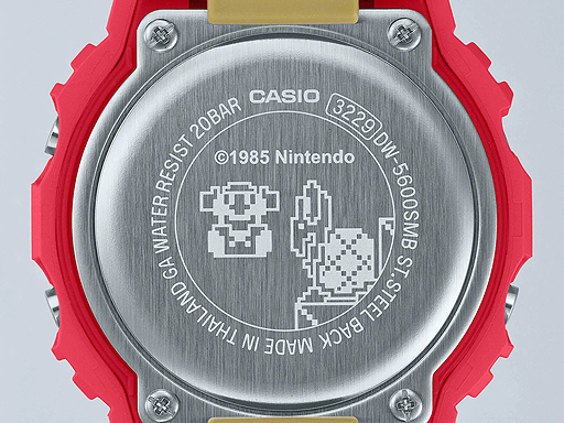 画像ギャラリー No.009のサムネイル画像 / G-SHOCKの「スーパーマリオブラザーズ」コラボモデル発表。“マリオ”らしい遊び心満載のカラーとデザインを採用した一品