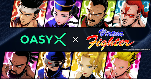 画像ギャラリー No.002のサムネイル画像 / Oasys初のNFTプロジェクト「OASYX」が「バーチャファイター」3作品とコラボ。コラボ版NFTは3月中に配布，キャラの公開（リビール）は4月