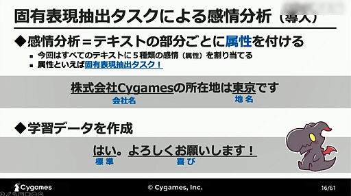 画像ギャラリー No.006のサムネイル画像 / ［CEDEC 2023］AIが「感情を読み取る」ことは可能なのか。自然言語処理と音声解析によるアプローチが解説されたCygamesのセッション